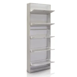 Bissolo Casa Scarpiere<SCARPIERA 5 RIBALTE MOD. MULTIUSO CM 62X18 H. 182 OLMO : vendita online SCARPIERA 5 RIBALTE MOD. MULTIUSO CM 62X18 H. 182 OLMO in offerta