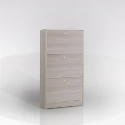 Bissolo Casa Scarpiere<SCARPIERA 3 RIBALTE MOD. MULTIUSO CM 62X29 H. 121 OLMO : vendita online SCARPIERA 3 RIBALTE MOD. MULTIUSO CM 62X29 H. 121 OLMO in offerta