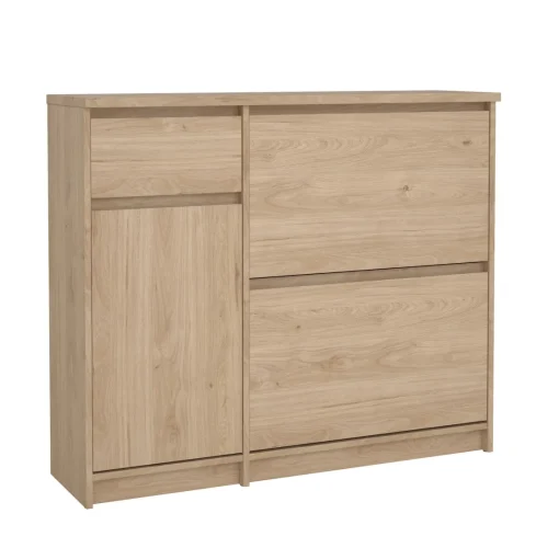 Bissolo Casa Scarpiere<SCARPIERA 2 RIBALTE MOD. NAIA CM 108,9X31,5 H. 92,9 HICKORY JACKSON : vendita online SCARPIERA 2 RIBALTE MOD. NAIA CM 108,9X31,5 H. 92,9 HICKORY JACKSON in offerta