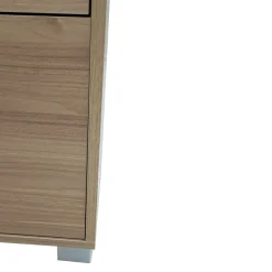 Bissolo Casa Scarpiere<SCARPIERA 3 RIBALTE MOD. QUADRANTE 70X18 H. 118 NOCE STELVIO: vendita online SCARPIERA 3 RIBALTE MOD. QUADRANTE 70X18 H. 118 NOCE STELVIO in offerta