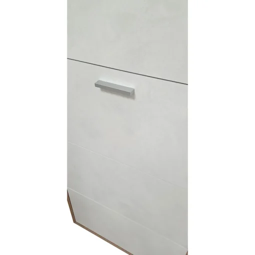 Bissolo Casa Scarpiere<SCARPIERA 5 RIBALTE MOD. QUADRANTE 70X18 H. 190 NOCE STELVIO E OSSIDO BIANCO: vendita online SCARPIERA 5 RIBALTE MOD. QUADRANTE 70X18 H. 190 NOCE STELVIO E OSSIDO BIANCO in offerta