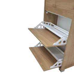 Bissolo Casa Scarpiere<SCARPIERA 5 RIBALTE MOD. QUADRANTE 70X29 H. 190 NOCE STELVIO: vendita online SCARPIERA 5 RIBALTE MOD. QUADRANTE 70X29 H. 190 NOCE STELVIO in offerta