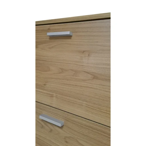 Bissolo Casa Scarpiere<SCARPIERA 5 RIBALTE MOD. QUADRANTE 70X29 H. 190 NOCE STELVIO: vendita online SCARPIERA 5 RIBALTE MOD. QUADRANTE 70X29 H. 190 NOCE STELVIO in offerta