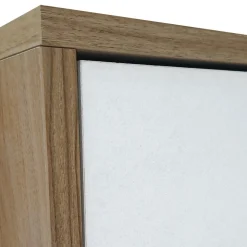 Bissolo Casa Scarpiere<SCARPIERA 5 RIBALTE MOD. QUADRANTE CM 70X29 H.190 NOCE STELVIO E OSSIDO BIANCO: vendita online SCARPIERA 5 RIBALTE MOD. QUADRANTE CM 70X29 H.190 NOCE STELVIO E OSSIDO BIANCO in offerta