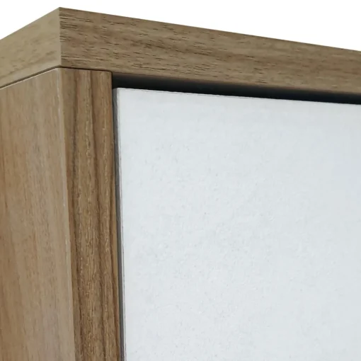 Bissolo Casa Scarpiere<SCARPIERA 5 RIBALTE MOD. QUADRANTE CM 70X29 H.190 NOCE STELVIO E OSSIDO BIANCO: vendita online SCARPIERA 5 RIBALTE MOD. QUADRANTE CM 70X29 H.190 NOCE STELVIO E OSSIDO BIANCO in offerta