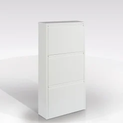 Bissolo Casa Scarpiere<Scarpiera a 3 ante in metallo bianco - BissoloCasa