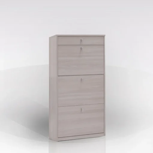 Bissolo Casa Scarpiere<Scarpiera bassa: scarpiera bassa con 3 ribalte olmo chiaro