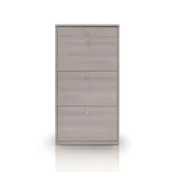 Bissolo Casa Scarpiere<Scarpiera bassa: scarpiera bassa con 3 ribalte olmo chiaro