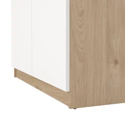 Bissolo Casa Scarpiere<SCARPIERA MOD. NAIA CM 80,4X40 H. 191,7 HICKORY JACKSON E BIANCO OPACO: vendita online SCARPIERA MOD. NAIA CM 80,4X40 H. 191,7 HICKORY JACKSON E BIANCO OPACO in offerta
