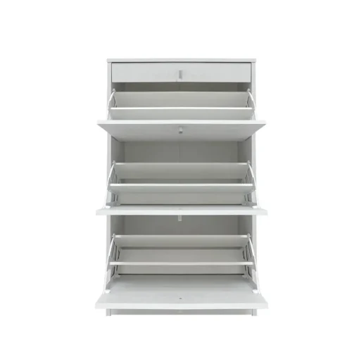 Bissolo Casa Scarpiere<SCARPIERA MOD. OPEN CM 63X29 H. 127 OSSIDO BIANCO : vendita online SCARPIERA MOD. OPEN CM 63X29 H. 127 OSSIDO BIANCO in offerta