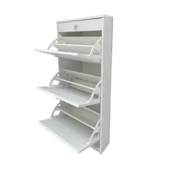 Bissolo Casa Scarpiere<SCARPIERA MOD. OPEN CM 63X29 H. 127 OSSIDO BIANCO : vendita online SCARPIERA MOD. OPEN CM 63X29 H. 127 OSSIDO BIANCO in offerta