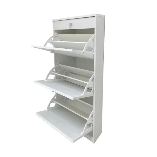 Bissolo Casa Scarpiere<SCARPIERA MOD. OPEN CM 63X29 H. 127 OSSIDO BIANCO : vendita online SCARPIERA MOD. OPEN CM 63X29 H. 127 OSSIDO BIANCO in offerta
