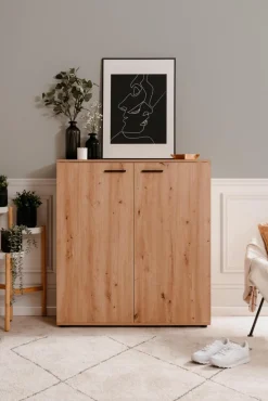 Bissolo Casa Scarpiere<SCARPIERA MOD. SATOS CM 100X34 H. 110 ROVERE ARTISAN : vendita online SCARPIERA MOD. SATOS CM 100X34 H. 110 ROVERE ARTISAN in offerta