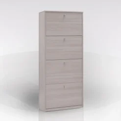 Bissolo Casa Scarpiere<Scarpiera salvaspazio in olmo chiaro: scarpiera salvaspazio 63x18 cm