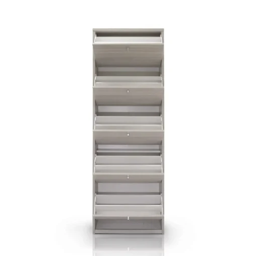 Bissolo Casa Scarpiere<Scarpiera slim in laminato olmo: scarpiera slim con 5 ribalte