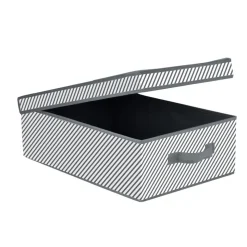 Bissolo Casa Cambio Stagione Custodie<SCATOLA PORTA BIANCHERIA CON COPERCHIO 31.5X48X15CM: vendita online SCATOLA PORTA BIANCHERIA CON COPERCHIO 31.5X48X15CM in offerta