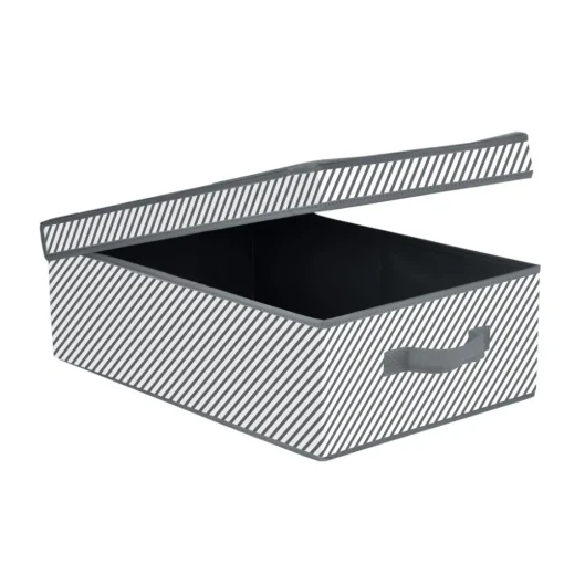 Bissolo Casa Cambio Stagione Custodie<SCATOLA PORTA BIANCHERIA CON COPERCHIO 31.5X48X15CM: vendita online SCATOLA PORTA BIANCHERIA CON COPERCHIO 31.5X48X15CM in offerta