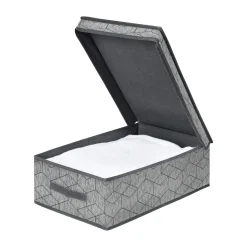 Bissolo Casa Cambio Stagione Custodie<SCATOLA PORTA BIANCHERIA 31.5X48X15CM CON COPERCHIO: vendita online SCATOLA PORTA BIANCHERIA 31.5X48X15CM CON COPERCHIO in offerta
