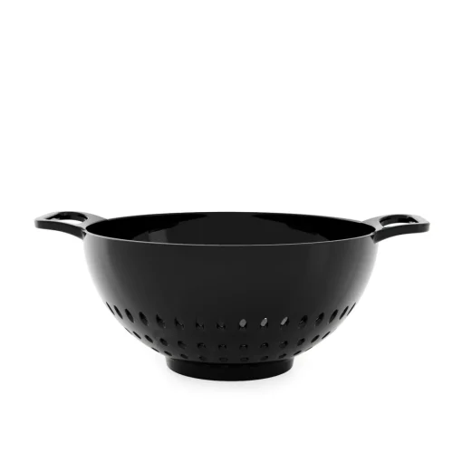 Bissolo Casa Accessori Vari Manodomestici<SCOLAPASTA LINEA HELM LARGE IN MELAMINA NERO DIAM. 30CM