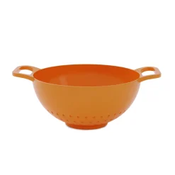 Bissolo Casa Accessori Vari Manodomestici<SCOLAPASTA LINEA HELM SMALL IN MELAMINA ARANCIO DIAM. 20CM