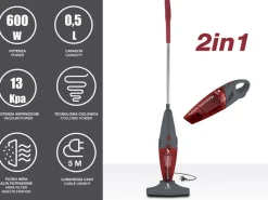 Bissolo Casa Piccoli Pulizia E Stiratura|Pulizia E Stiratura<SCOPA ELETTRICA CICLONICA 2IN1 600W 500ML