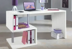 Bissolo Casa Scrivanie E Porta Pc|Scrivanie E Porta Pc<SCRIVANIA ESSE CM 140 BIANCO FRASSINATO: vendita online SCRIVANIA ESSE CM 140 BIANCO FRASSINATO in offerta
