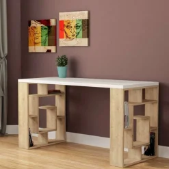 Bissolo Casa Scrivanie E Porta Pc|Scrivanie E Porta Pc<SCRIVANIA LABIRENT CM 140 OAK E BIANCO : vendita online SCRIVANIA LABIRENT CM 140 OAK E BIANCO in offerta