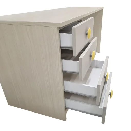 Bissolo Casa Scrivanie E Porta Pc<SCRIVANIA MOD.FLY 150X58 H. 73,7 CENERE WOOD E CALCE : vendita online SCRIVANIA MOD.FLY 150X58 H. 73,7 CENERE WOOD E CALCE in offerta