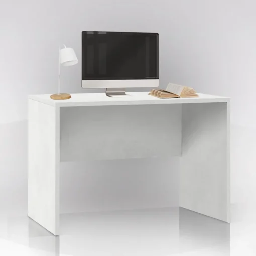 Bissolo Casa Scrivanie E Porta Pc|Scrivanie E Porta Pc<Scrivania ossido bianco: scrivania DOUBLE ossido bianco 120x69