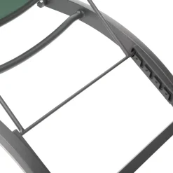 Bissolo Casa Lettini E Sdraio<Sdraio da esterno in grigio e verde: sdaio con ruote