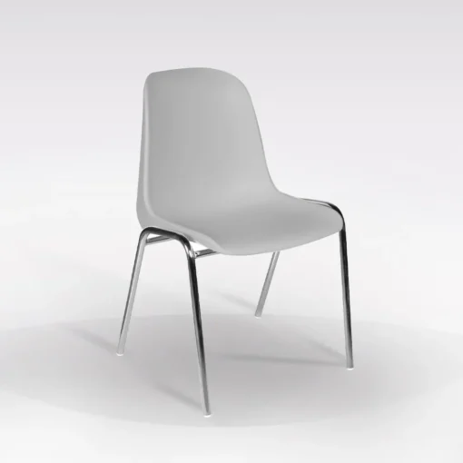 Bissolo Casa Sedie Moderne<sedia elena in plastica grigio chiaro ELENA2
