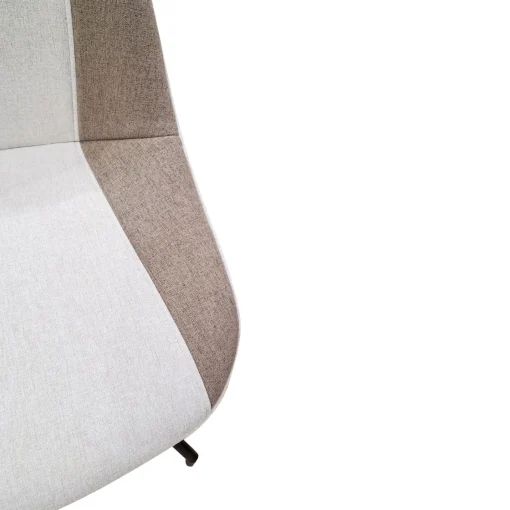 Bissolo Casa Sedie Moderne<SEDIA GIREVOLE METALLO NERO E TESSUTO BICOLORE : vendita online SEDIA GIREVOLE METALLO NERO E TESSUTO BICOLORE in offerta