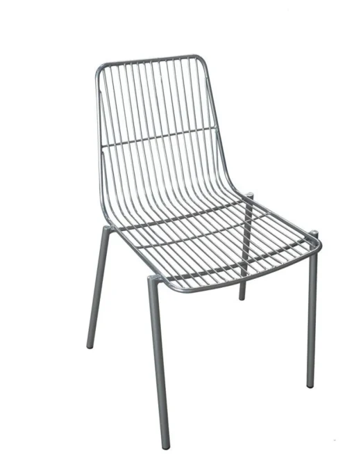 Bissolo Casa Sedie In Ferro E Metallo<Sedia in Metallo con cuscino in offerta: modello Silver sedia da giardino