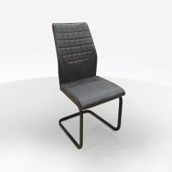 Bissolo Casa Sedie Moderne<SEDIA MOD. ALYSSA METALLO NERO E TESSUTO VINTAGE GRIGIO: vendita online SEDIA MOD. ALYSSA METALLO NERO E TESSUTO VINTAGE GRIGIO in offerta