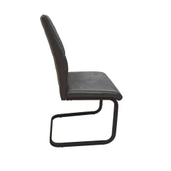 Bissolo Casa Sedie Moderne<SEDIA MOD. ALYSSA METALLO NERO E TESSUTO VINTAGE GRIGIO: vendita online SEDIA MOD. ALYSSA METALLO NERO E TESSUTO VINTAGE GRIGIO in offerta