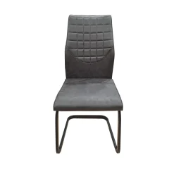 Bissolo Casa Sedie Moderne<SEDIA MOD. ALYSSA METALLO NERO E TESSUTO VINTAGE GRIGIO: vendita online SEDIA MOD. ALYSSA METALLO NERO E TESSUTO VINTAGE GRIGIO in offerta