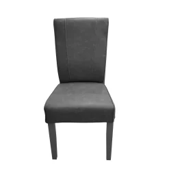 Bissolo Casa Sedie Classiche|Sedie Moderne<SEDIA MOD. CAMILLA IN TESSUTO ANTRACITE VINTAGE: vendita online SEDIA MOD. CAMILLA IN TESSUTO ANTRACITE VINTAGE in offerta