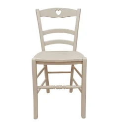 Bissolo Casa Sedie Classiche<SEDIA MOD. CUORE IN LEGNO LACCATO SABBIA CON FONDELLO IN LEGNO: vendita online SEDIA MOD. CUORE IN LEGNO LACCATO SABBIA CON FONDELLO IN LEGNO in offerta