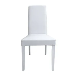 Bissolo Casa Sedie Classiche|Sedie Moderne<SEDIA MOD. DENVER IN PU BIANCA: vendita online SEDIA MOD. DENVER IN PU BIANCA in offerta
