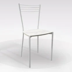 Bissolo Casa Sedie Moderne<SEDIA MOD. LUNA METALLO BIANCO E FONDELLO IN LEGNO QUERCIA BIANCO: vendita online SEDIA MOD. LUNA METALLO BIANCO E FONDELLO IN LEGNO QUERCIA BIANCO in offerta