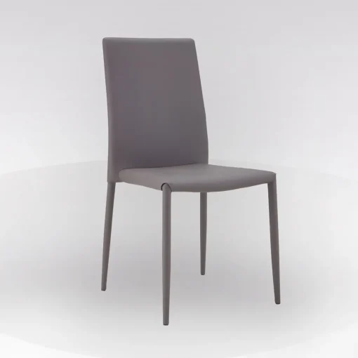 Bissolo Casa Sedie Moderne<SEDIA MOD. RITA IN PU GRIGIO: vendita online SEDIA MOD. RITA IN PU GRIGIO in offerta
