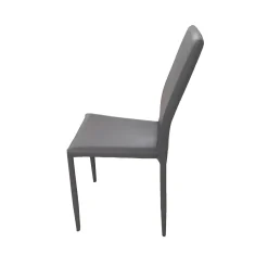 Bissolo Casa Sedie Moderne<SEDIA MOD. RITA IN PU GRIGIO: vendita online SEDIA MOD. RITA IN PU GRIGIO in offerta