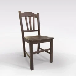 Bissolo Casa Sedie Classiche<SEDIA MOD. SILVANA IN LEGNO TINTA NOCE CON FONDELLO IN LEGNO: vendita online SEDIA MOD. SILVANA IN LEGNO TINTA NOCE CON FONDELLO IN LEGNO in offerta