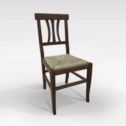 Bissolo Casa Sedie Classiche<SEDIA MOD. SILVIA IN LEGNO NOCE CON FONDELLO IN PAGLIA: vendita online SEDIA MOD. SILVIA IN LEGNO NOCE CON FONDELLO IN PAGLIA in offerta