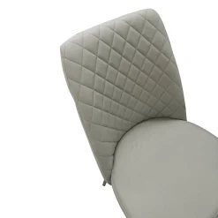 Bissolo Casa Sedie Moderne<SEDIA MOD. TUFI METALLO NERO E MICROFIBRA GRIGIO CHIARO: vendita online SEDIA MOD. TUFI METALLO NERO E MICROFIBRA GRIGIO CHIARO in offerta