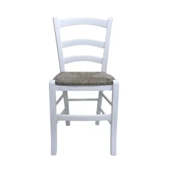 Bissolo Casa Sedie Classiche<SEDIA MOD. VENEZIA IN LEGNO BIANCO CON FONDELLO IN PAGLIA: vendita online SEDIA MOD. VENEZIA IN LEGNO BIANCO CON FONDELLO IN PAGLIA in offerta