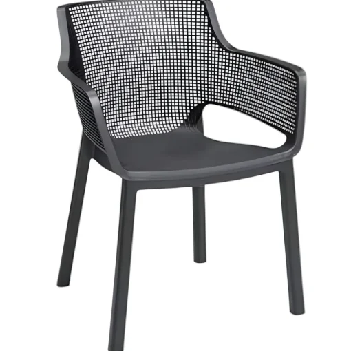 Bissolo Casa Sedie In Plastica E Resina<Sedia per giardino grafite 79cm: modello elisa