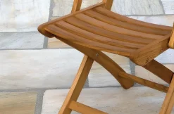 Bissolo Casa Sedie In Legno<Sedia pieghevole con braccioli in legno per giardino: modello navis