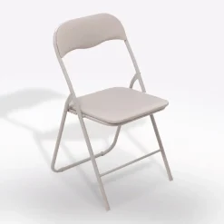 Bissolo Casa Sedie Pieghevoli<SEDIA PIEGHEVOLE IN ECOPELLE BEIGE: vendita online SEDIA PIEGHEVOLE IN ECOPELLE BEIGE in offerta
