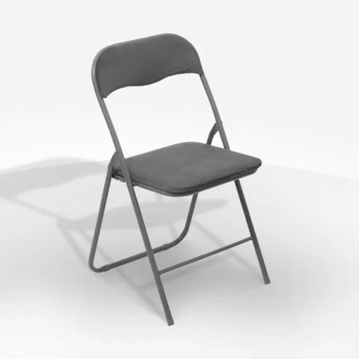 Bissolo Casa Sedie Pieghevoli<SEDIA PIEGHEVOLE IN VELLUTO GRIGIO: vendita online SEDIA PIEGHEVOLE IN VELLUTO GRIGIO in offerta